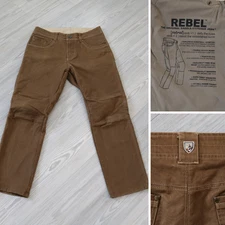 KUHL REBEL Men's 32 x 30 Brown Performance Hiking Pants Outdoors Utility
