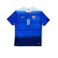 Nike USMNT US Soccer USMNT 2014 World Cup Away Jersey Authetic PI Bear #8 Large