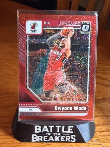 2024-25 Panini Donruss Optic - Legends Dwyane Wade #231 Red Glitter Prizm /75