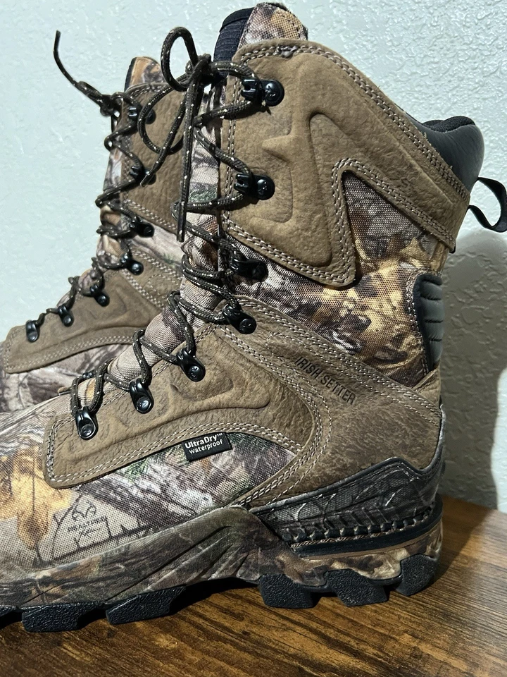 IRISH SETTER DEER TRACKER HUNTING BOOTS MENS SIZE  13 D INSULATED WATERPROOF - Image 3 of 4