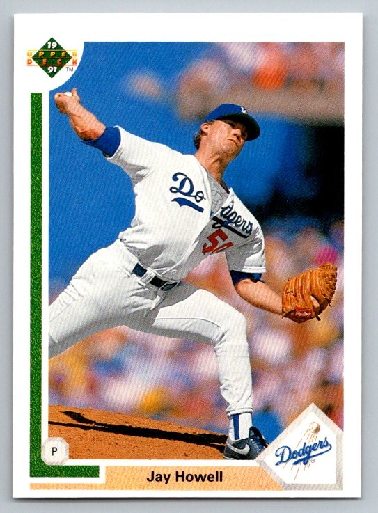 1991 Upper Deck Jay Howell #558 Los Angeles Dodgers