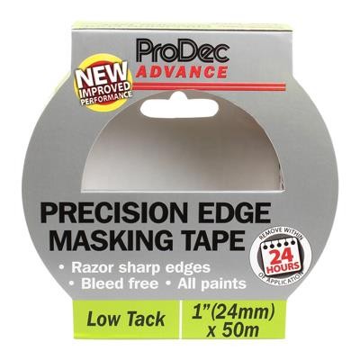 ProDec Advance 24 mm x 50 m Low Tack Präzisions-Kantenabdeckband (12er-Packung)