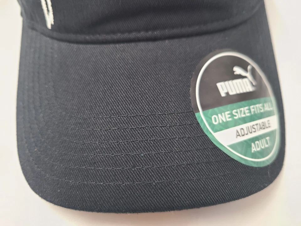 Women Puma Strapback Adjustable Hat Cap Cotton Casual Baseball Dad Black Pink - Image 3 of 4