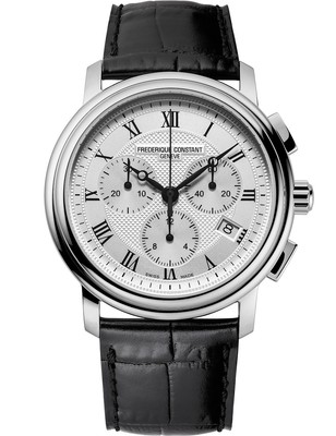 Frederique Constant FC-292MC4P6 Herrenuhr Classic Chrono 40mm 6ATM