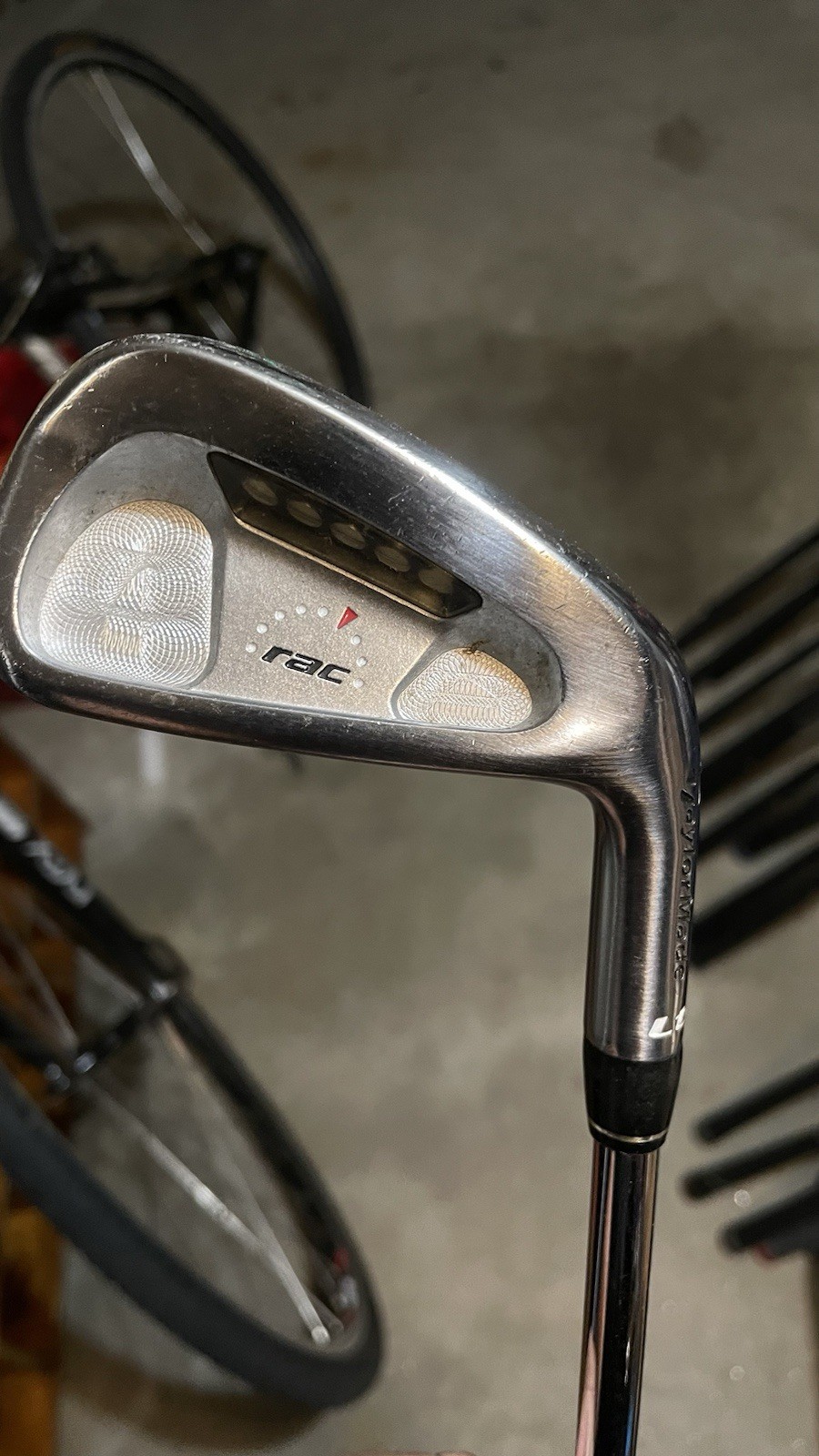 Club W/ Taylormade Rifle 6.0 Steel Shaft (stiff)