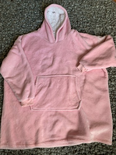 Kuschel Poncho 🌸 Plüsch 🌸 Einheitsgrösse Rosa - Bild 3 von 3