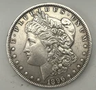 1896 P Morgan Silver Dollar Coin—Circulated