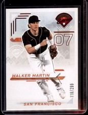 2025 Panini Prospect Edition Red Walker Martin 118/299 San Francisco Giants #103