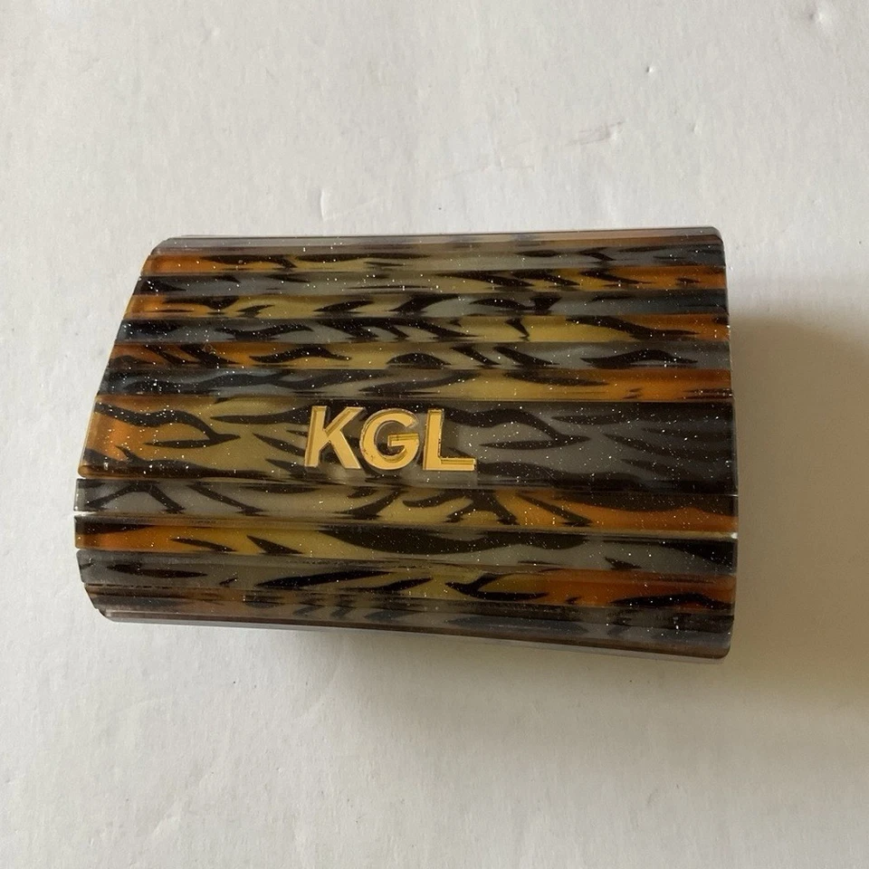 BOLSO CLUTCH KURT GEIGER MINI FIESTA ESTAMPADO TIGRE NUEVO SIN ETIQUETAS Foto 3 de 4