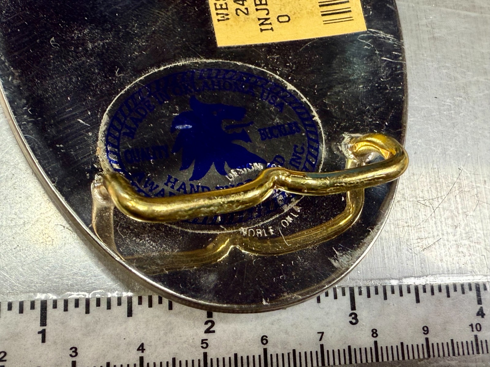 Custom Initial Letter X Monogram Two Tone Western… - image 9