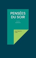 Penses du soir by Jean-Baptiste Gell? (French) Paperback Book