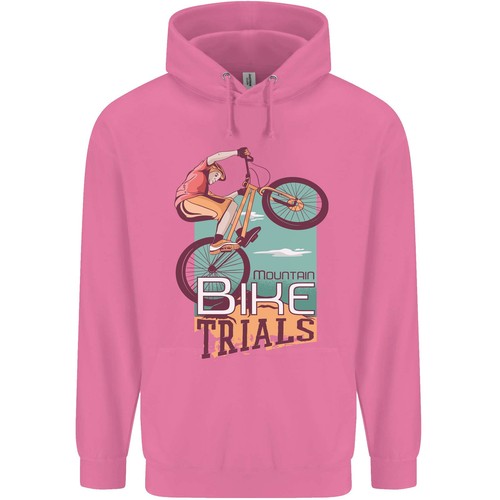 Mountain Bike Trials MTB Cycling Bicycle Childrens Kids Hoodie - Picture 5 of 37