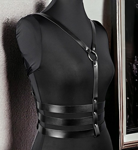 Body Brustgeschirr Mieder Harness Geschirr Fetisch Bondage Bdsm Sexy Cosplay Top - Bild 13 von 13
