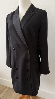 NWT LOFT Black Blazer Mini Dress, Size 10P Petite, Office, Business, Cocktail