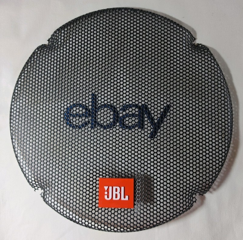 Two 10" Genuine JBL Metal Mesh Speaker Covers/Grills Excellent Condition 