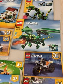 LEGO CREATOR INSTRUCTION BOOK MANUAL ONLY LOT 31012 4894 31066 6913 31006 31058