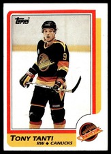 1986-87 Topps Tony Tanti Vancouver Canucks #120