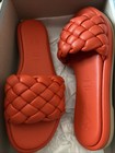 Seychelles Bellisima Womens Orange Braided Slide Sandals Made in Italy 6.5 Nib — photo 4