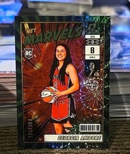 2025 Panini Donruss WNBA - Net Marvels Georgia Amoore #17 Green Fireworks /399