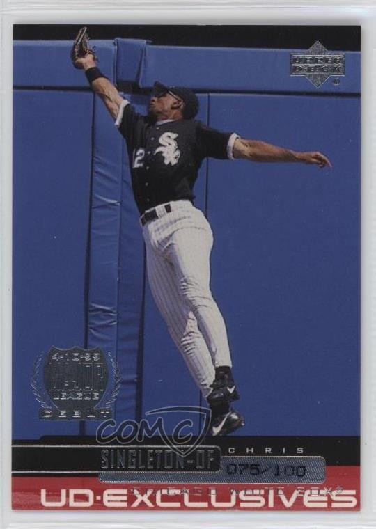 2000 Upper Deck UD Exclusives Silver 75/100 Chris Singleton #83 y0i