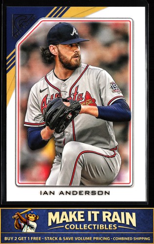 Ian Anderson 2022 Topps Gallery #39 Atlanta Braves Baseball - Picture 1 of 2