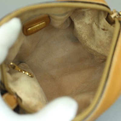 Gucci Vintage 80s-90s GG Pattern PVC Canvas Leather Rare Crossbody