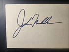 JOHN MADDEN AUTH HOF AUTOGRAPHED 6x4 INDEX CARD SUPER BOWL RAIDERS NM-MINT!