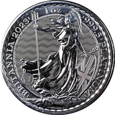 2023 Britain 1 oz Platinum - Britannia King Charles  (Coronation Year) (BU) 2815.00 per troy oz