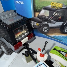 LEGO CITY: SUV with Watercraft (60058) Retired 2014 99% Complete