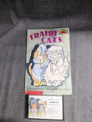 Fraidy Cats by Stephen Krensky Hello Reader! Level 2 Book & Cassette Tape 1993