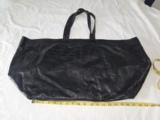 Massimo Dutti Italy Black Patent Leather Larg...