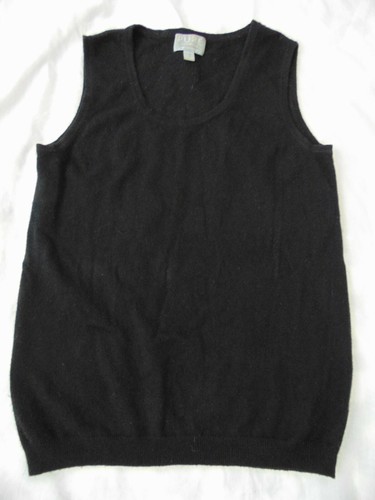 black cashmere sweater vest, size M | eBay