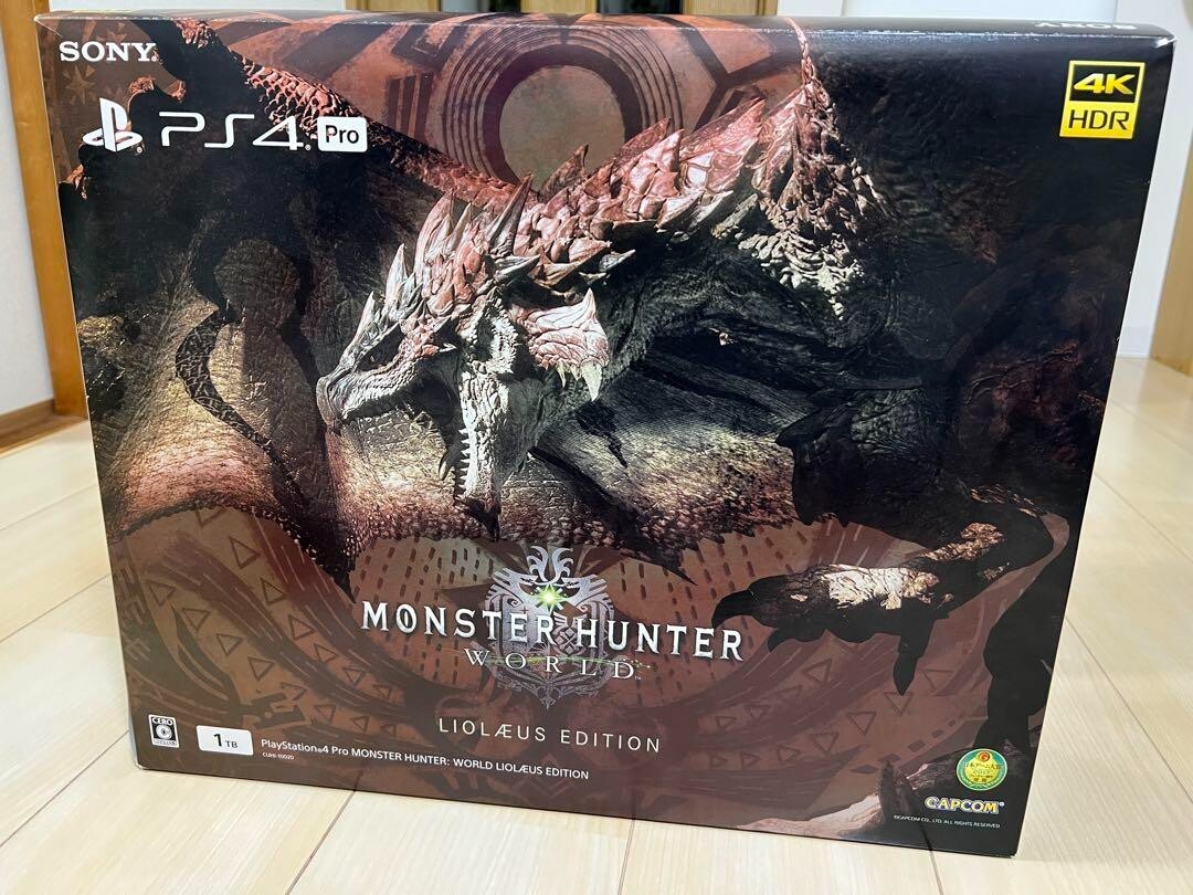 PlayStation 4 Pro Console MONSTER HUNTER WORLD LIOLAEUS EDITION 