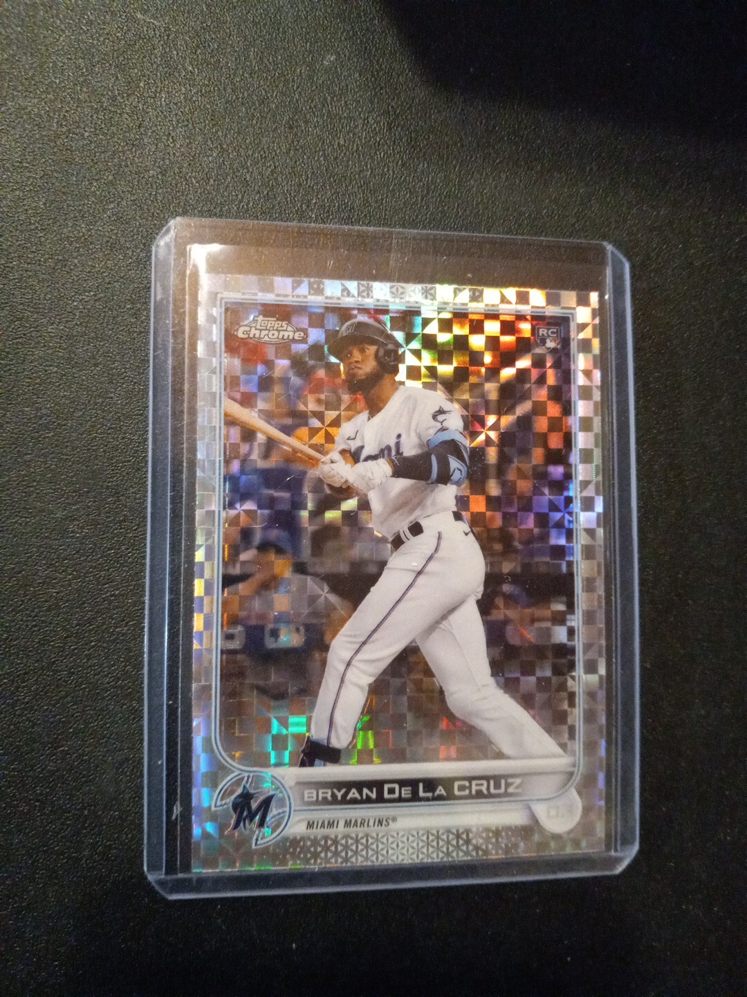 2022 Topps Chrome XFractor Bryan De La Cruz Rookie #216 RC