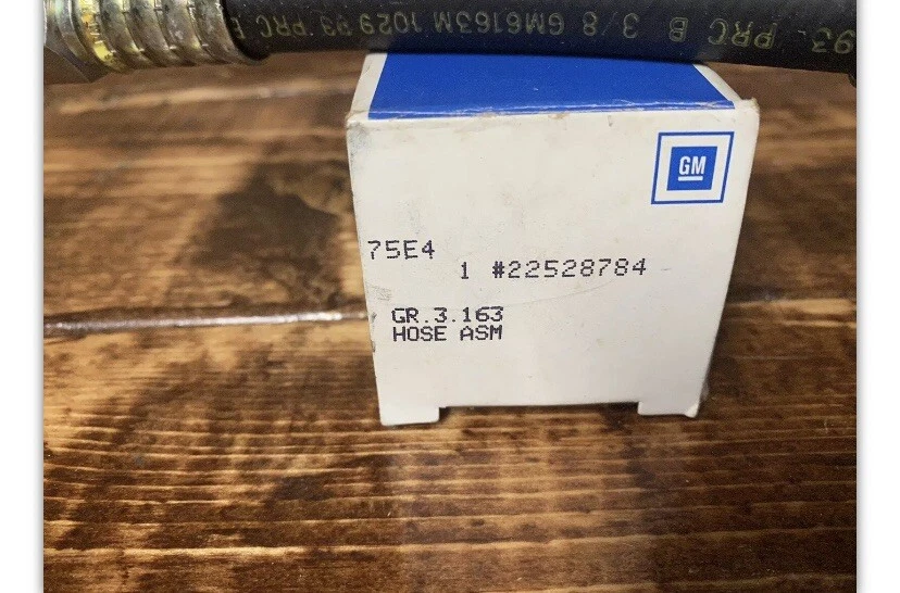 Manguera de línea de combustible trasera vintage Pontiac Chevy Oldsmobile Buick nuevo stock antiguo 1986-88 Foto 4 de 4