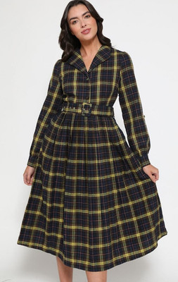 lindy bop tartan dress