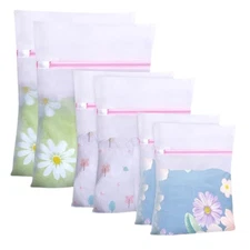 6PCS Mesh Laundry Bags for Delicates, 3 Size Laundry Bag with Premium Zipper