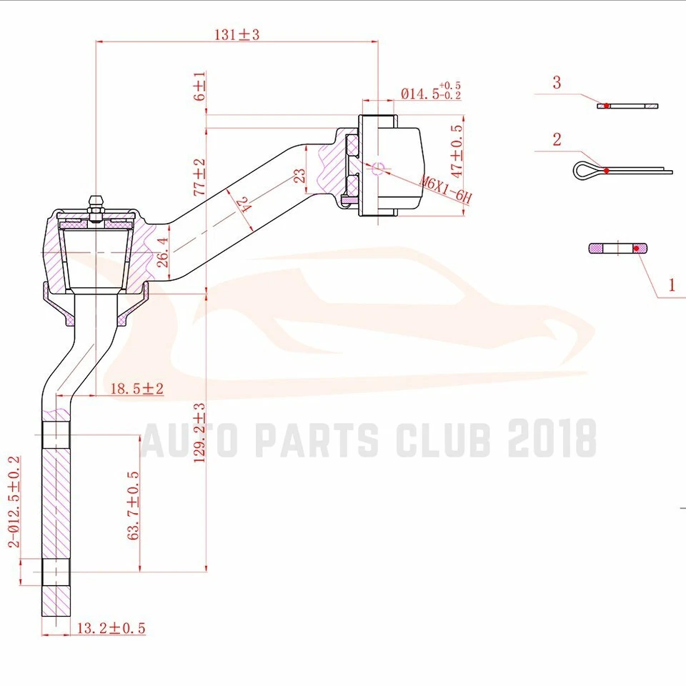 Front Ball Joints Tie Rods Pitman Idler Arm Kit for 1991-1994 Lincoln Town Car Foto 3 de 4