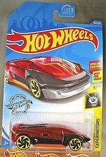 2020 Hot Wheels #103 Experimotors 4/10 EL VIENTO Trans Red-Black w/Yellow RA Sp