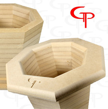 GP 8" DIY Stack Fab Octa Port Subwoofer Speaker box tube air vent speaker rings