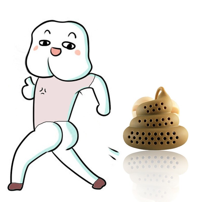2PC Reusable Silicone Tea Infuser Poop Shaped Funny Tea Coffee 7838 eBay
