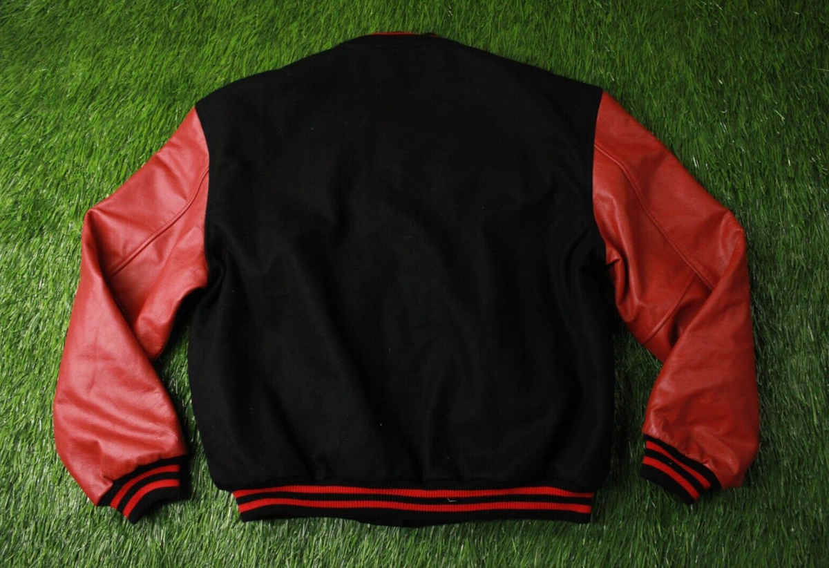 Suzuki Lucky Strike ジャケット 赤黒 チーム ラッキーストライクxスズキ ジャンパー・ジャケット