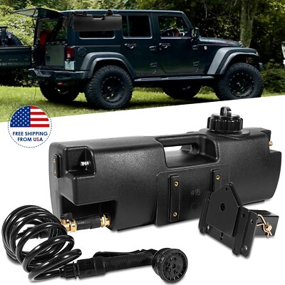 #ad 4.0 Gallon Self Pressurized Water Tank for Camping Showers Multiple Mounting $177.99