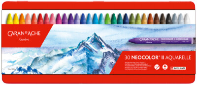 CARAN D'ACHE Aquarell-Wachsmalstift NEOCOLOR II 30er Etui