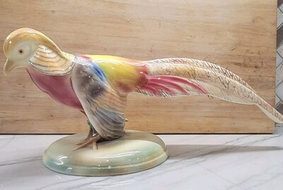 Multicolor Vintage Pheasant By WILL GEORGE of Pasadena, CA
