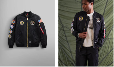 Alpha Industries L-2B APOLLO GEN II BOMBER JACKET color black sz L NWT MSPR 200