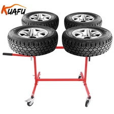 Multifunction Adjustable Wheel Rotating Paint Stand  For Auto Body Repair Shops