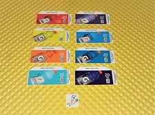(8) GATORADE 20oz "BOTTLE" VENDING LABELS / Free Ship!