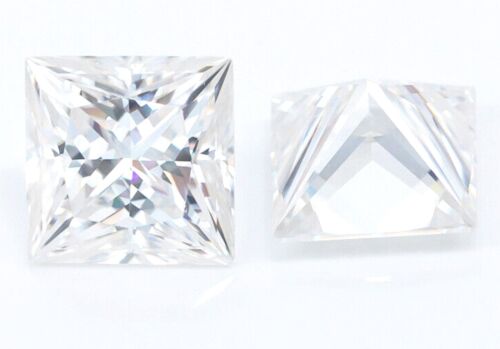 Princess Cut 3.1 Ct Lab-Grown CVD D-Color Diamond Certified Fl-Clarity Gems 4SUC - Picture 5 of 10