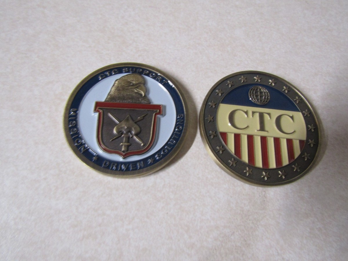 CHALLENGE COIN RARE CTC SUPPORT COUNTERTERRORISM CENTER MISSION DRIVEN  SOLUTION | eBay